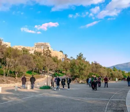 Tatil Evi The Acropolis House Of Flowers~private Roof Garden Atina